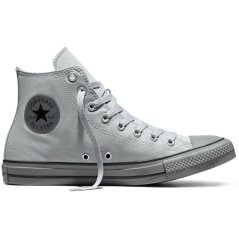 Converse Men's Canvas High-Top Trainers Grey/White