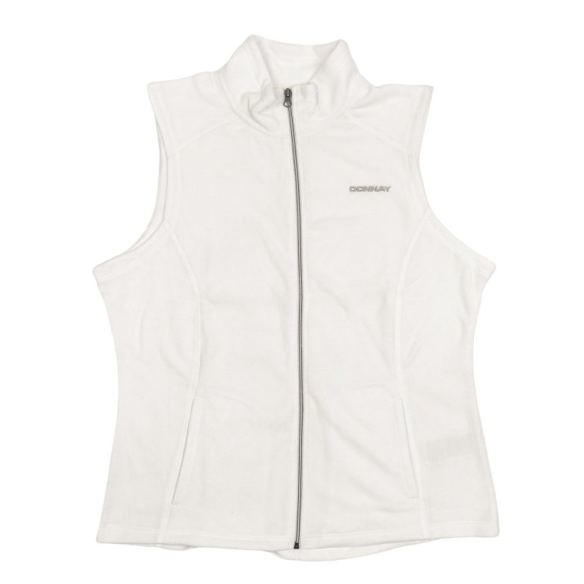 Donnay Full Zip Gilet Ladies White
