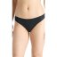 adidas Womens 3 Pack Thongs Black
