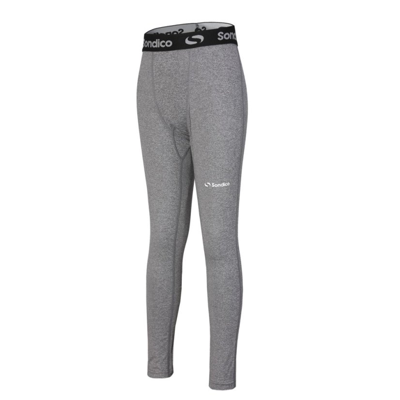 Sondico Core Baselayer Tights Juniors Grey Marl