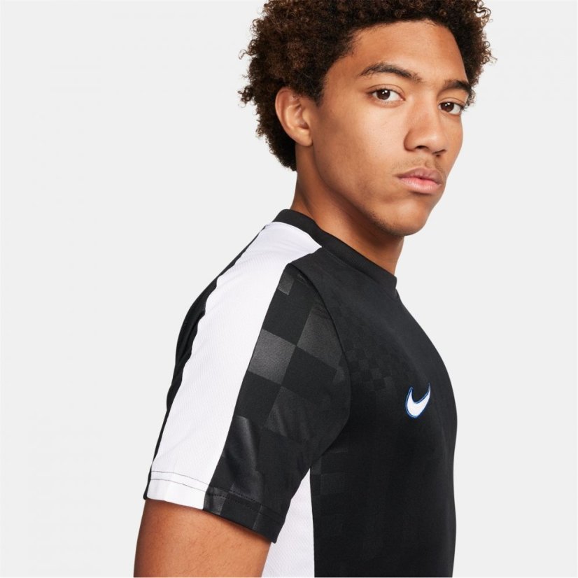 Nike Academy Men's Dri-FIT Short-Sleeve Global Football Top Black/White