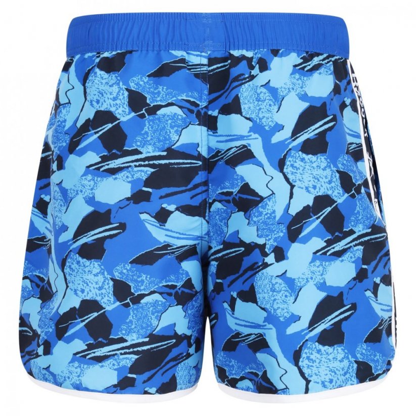 Reebok Manzoor Swim pánske šortky Blue/Blue/Navy