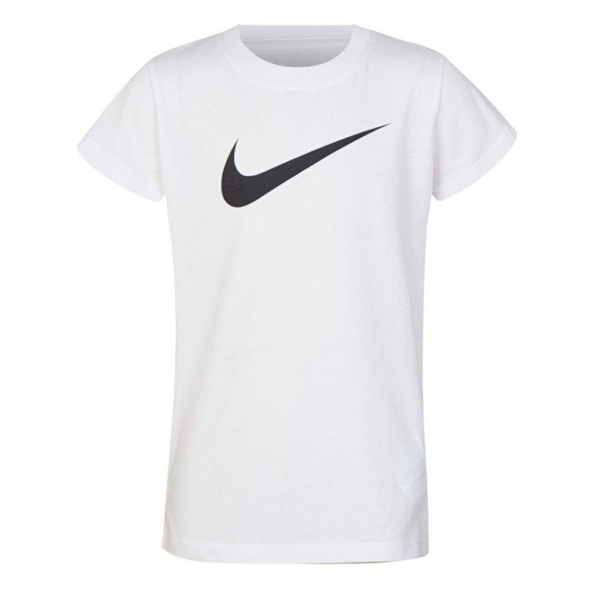 Nike Swoosh T Shirt Infant Girls White