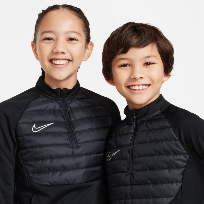 Nike Academy Winter Warrior Drill Top Black Reflect