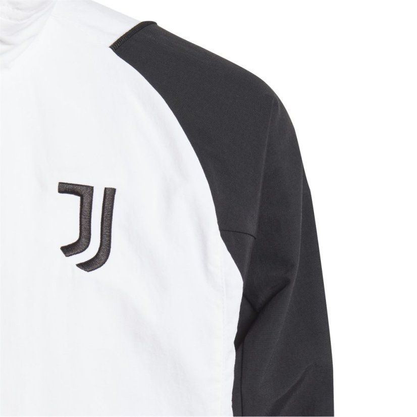 adidas Juve Pre Jkt Y Tracksuit Top Unisex Kids White