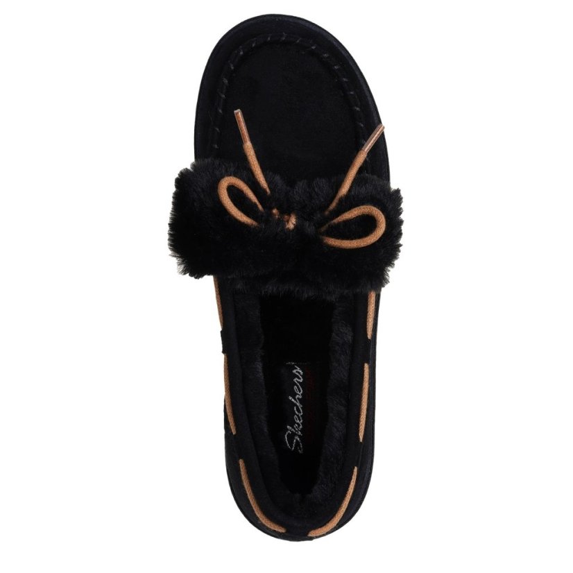 Skechers Women's Cozy CampF Full Fit Slipper Black