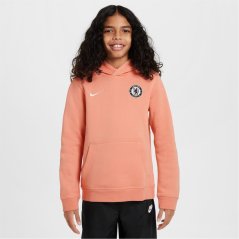 Nike Chelsea F.C. Club Special Edition Pullover Hoodie 2024 2025 Juniors APRICOT AGATE/G
