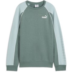 Puma Unisex Kids' Sport Crew Sweatshirt Green Moon