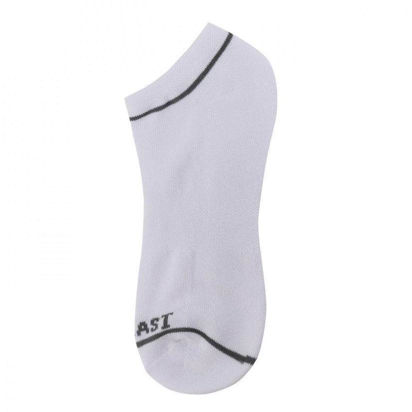 Everlast 6 Pack Trainers Socks Mens White Bag