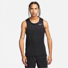 Nike Dri-FIT Miler Men's Running Tank Black/Silver