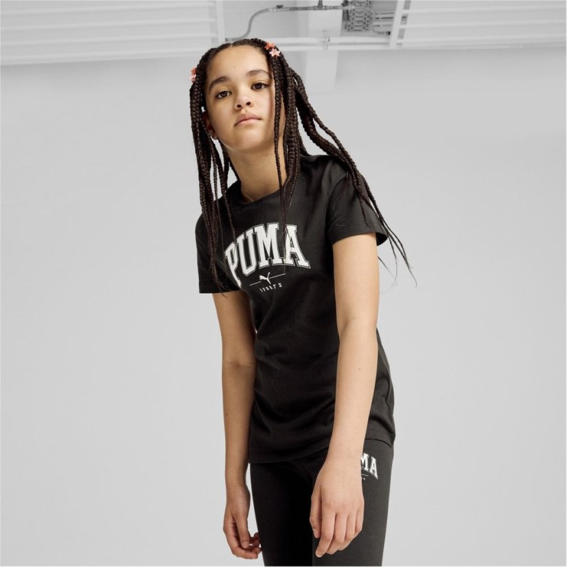 Puma Squad Tee G T-Shirt Unisex Kids Puma Black