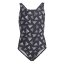 adidas Kids' Logo One Piece Swimsuit Black