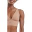 adidas Active Seamless Micro Stretch Long Line Plunge Bra Toasted Almond