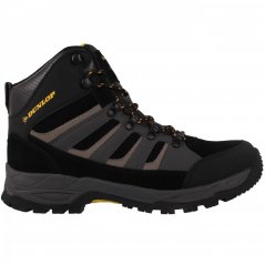 Dunlop Michigan Mens Steel Toe Cap Safety Boots Black/Charcoal