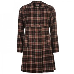 Lee C Chk Wool Coat LdC98 velikost XL