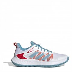 adidas Defiant Speed Womens Tennis Shoes Wht/Blue/Scrlt