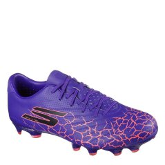 Skechers SKX 1 Firm Ground Football Boots Purple/Black