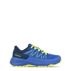 Karrimor Caracal Trail Trainers Mens Blue/Lime