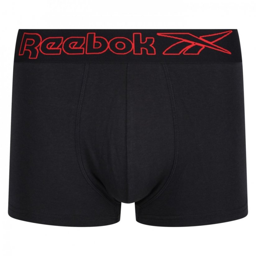 Reebok 5 Pack Logo Boxer pánské šortky Black