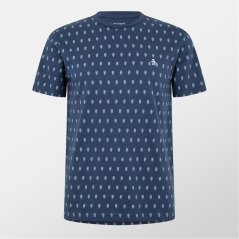 Original Penguin Men's Minimal Print Regular Fit T-Shirt Yale