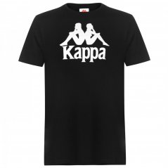Kappa Estessi T Shirt Black/White