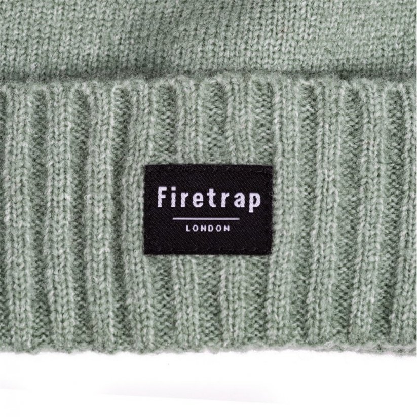 Firetrap Knit Bobble Ld41 Green