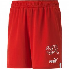 Puma Switzerland Shorts Replica Juniors 2022 Pm Rd/ Wht