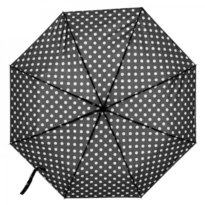 Slazenger Web Fold Umbrella Black/Polka