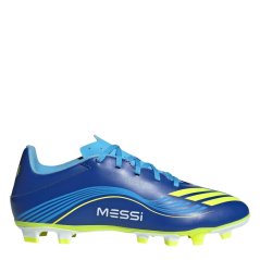 adidas F50 Club Adults Firm Ground Football Boots Blue/Yellow